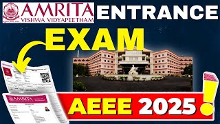 AEEE 2025 Exam Details📚 Amrita University 2025 Registration Started Eligibility Pattern Syllabus [upl. by Banyaz]