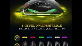 Zelotes Gaming Mouse T60 [upl. by Fianna]