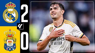 Real Madrid 20 Las Palmas  HIGHLIGHTS  LaLiga 202324 [upl. by Ahsemaj]