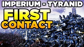 IMPERIUM  TYRANIDS FIRST CONTACT amp The Battle of Macragge  WARHAMMER 40000 Lore  History [upl. by Ileray]