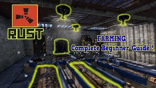 🌲🔌 RUST  FARMING  Beginner to Pro in 10 Minutes  COMPLETE GUIDE 🔌🌲 [upl. by Aramas]