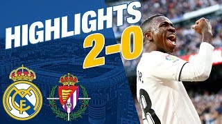 REAL MADRID 20 VALLADOLID  ALL GOALS amp HIGHLIGHTS  LaLiga [upl. by Ytissac969]