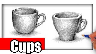 How to Draw a Cup Easy  Its Important [upl. by Lottie624]