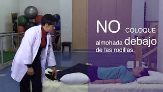 Rehabilitación de rodilla  INCMNSZ  Educación para la Salud [upl. by Neffirg562]