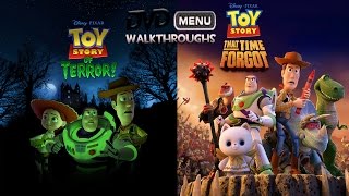 Toy Story Of TerrorThat Time Forgot 2012 2014 DvD Menu Walkthrough [upl. by Kimmel812]