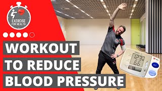 Home exercise programme to lower your Blood Pressure [upl. by Werdnaed31]