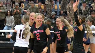 AplingtonParkersburg sweeps SumnerFredericksburg for 2A State Volleyball berth [upl. by Michaeline]