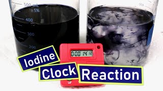 Iodine Clock Reaction Explained Chemistry [upl. by Nosittam]