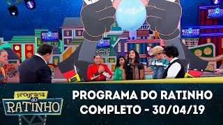 Programa do Ratinho Completo  Programa do Ratinho 300419 [upl. by Valer]