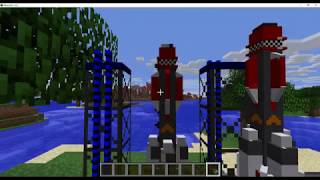 Launching of Nukes  ICBM Classic Mod  Minecraft Mod Showcase [upl. by Shanahan]