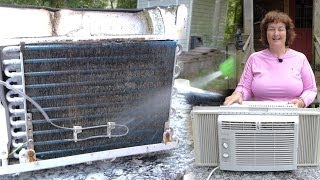 How to Clean A Window Air Conditioner The Easy Way [upl. by Eded]