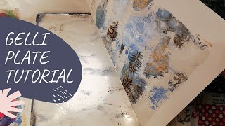 💗 GELLI PLATE TUTORIAL DEUTSCH 💗 MONOPRINTING FÜR ANFÄNGER 💗 GEL PRINTING 💗 [upl. by Langer584]