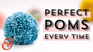 How to Make a PERFECT POM POM Every Time [upl. by Son831]