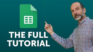 Google Sheets  Full Tutorial [upl. by Lrad]