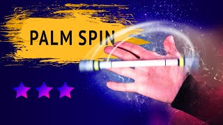 PalmSpin  Explained  Pen Spinning trick tutorial Palm Spin [upl. by Rabi530]