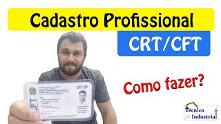 Cadastro profissional no CRTCFT [upl. by Gleda]