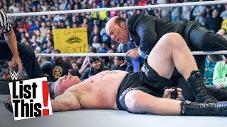 6 Superstars who beat Brock Lesnar since his return WWE List This [upl. by Ayerhs481]