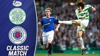 Nakamura Scores Old Firm Screamer Celtic 21 Rangers 16042008  SPFL Classics [upl. by Ydna]