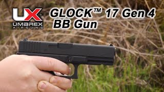 GLOCK 17 Gen 4 BB Gun CO2 Powered Features Video  Umarex Airguns [upl. by Kilroy]