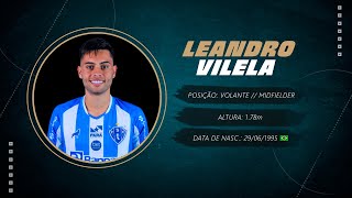 Leandro Vilela  Volante  Midfielder [upl. by Romilda]